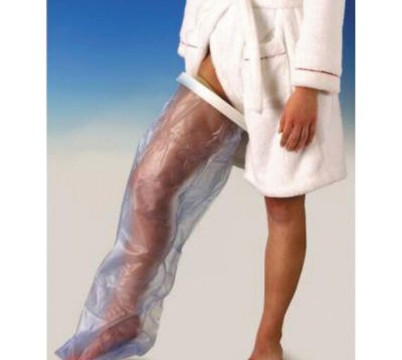 Protecteur platre jambe entiere enfant 77 cm