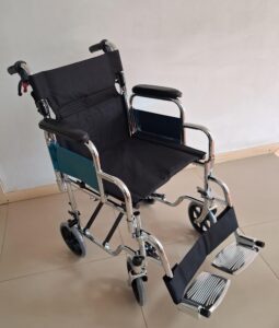 DH01905AJ Transport wchair 8ins wheels steel